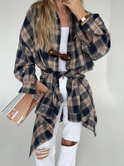 Vintage Classic Loose Plaid Shirts