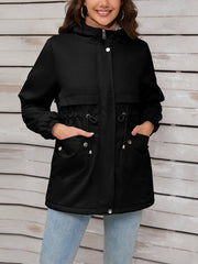 Fashion Hooded Keep Warm Long Sleeve Coat