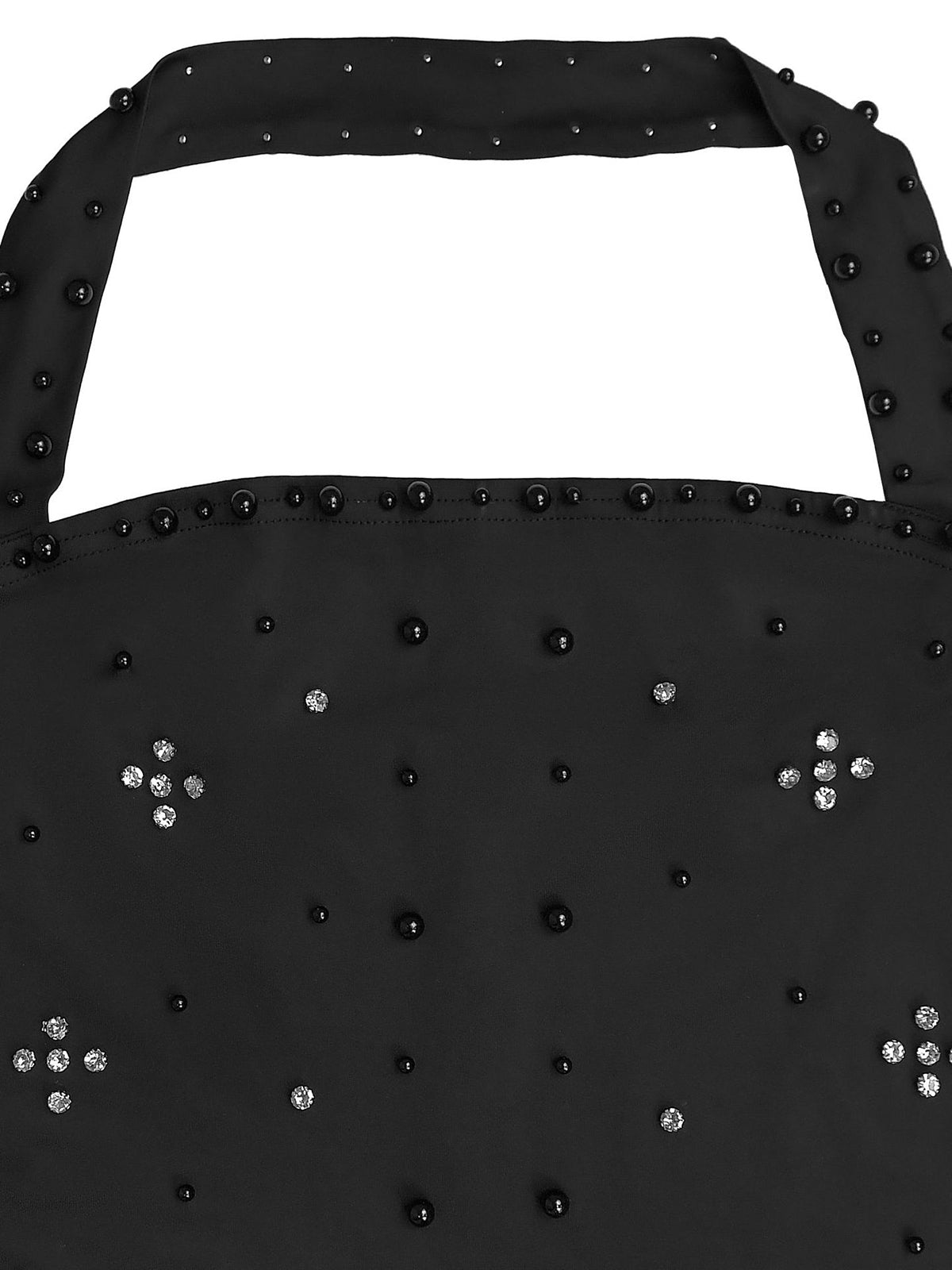 Sexy Halter Rhinestone Embellished Bodycon Maxi Dress