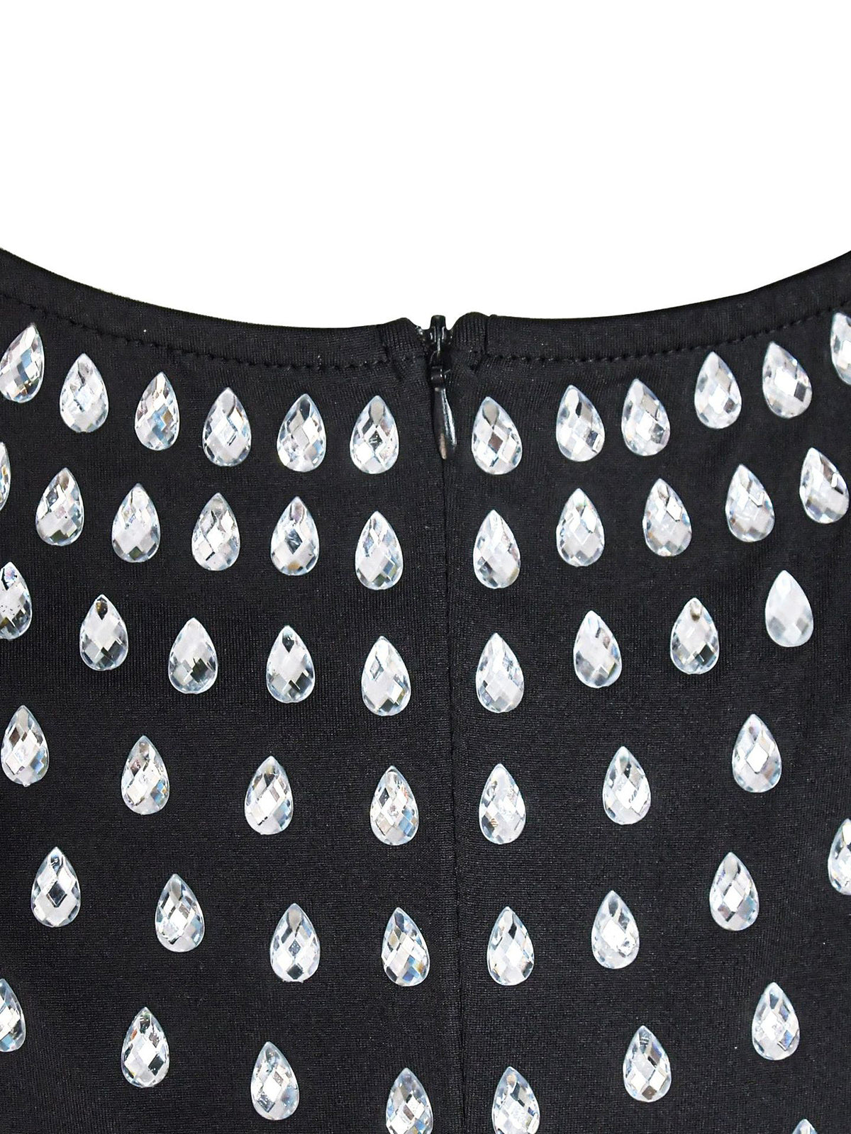 Sexy Rhinestone U Neck Sleeveless Party Club Dress