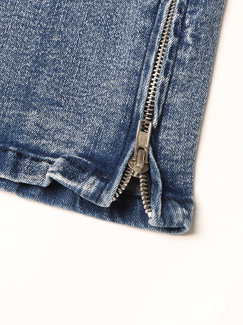 Fashion Multi-pocket Straight Jeans