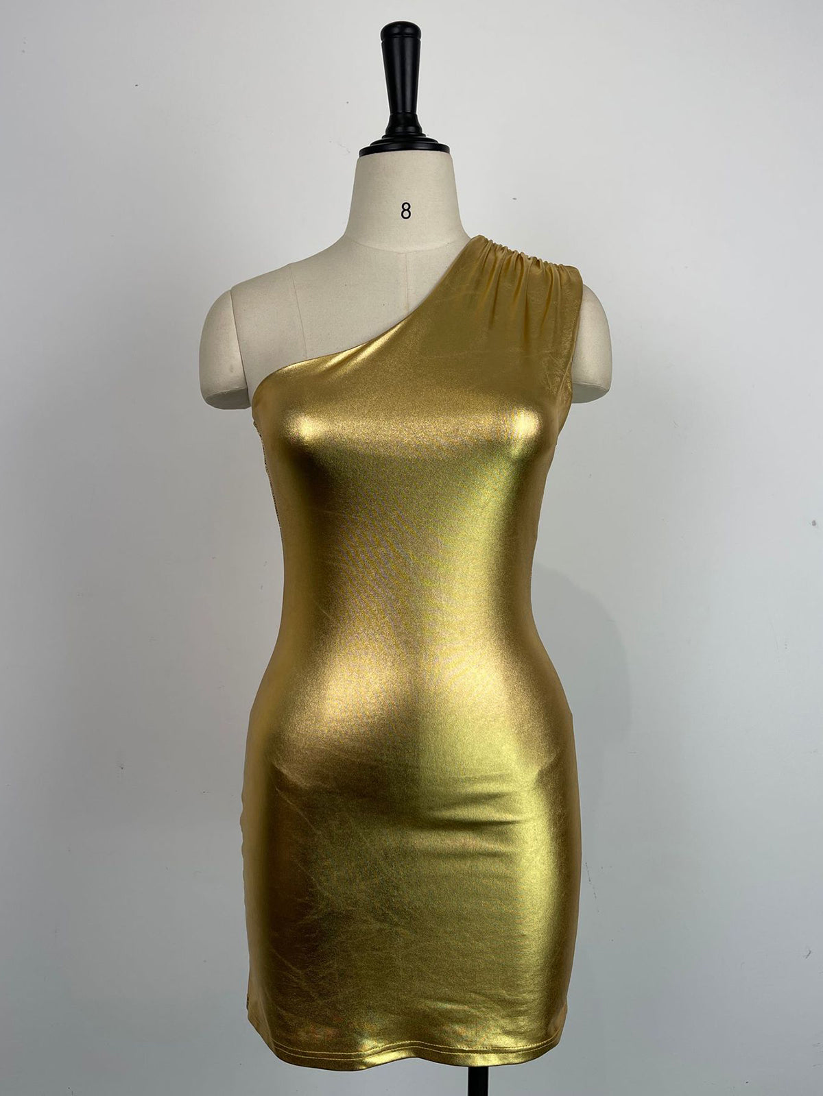 Sexy One Shoulder Sleeveless Bodycon Club Dress
