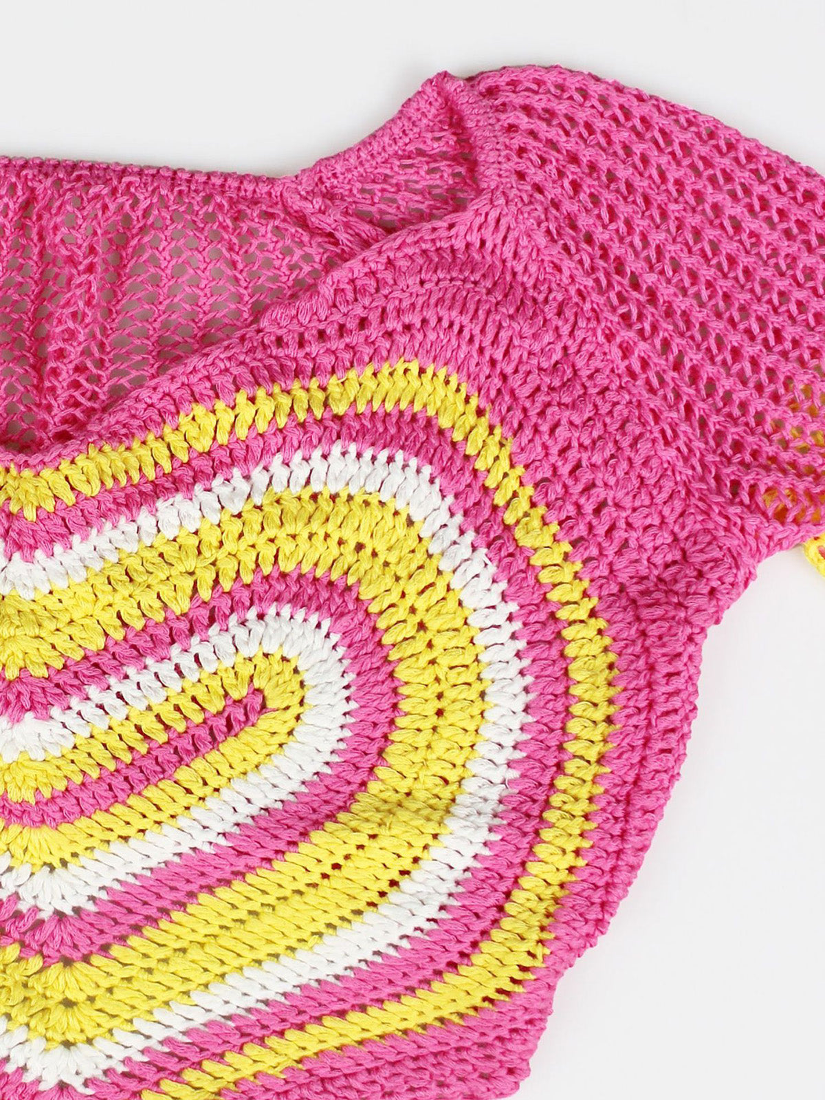 Fashion Knit Hearts Crop Tops Skirt Sets