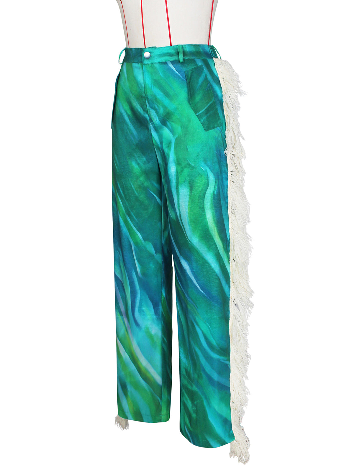 Fashion Boutique Printed Fringe Pants