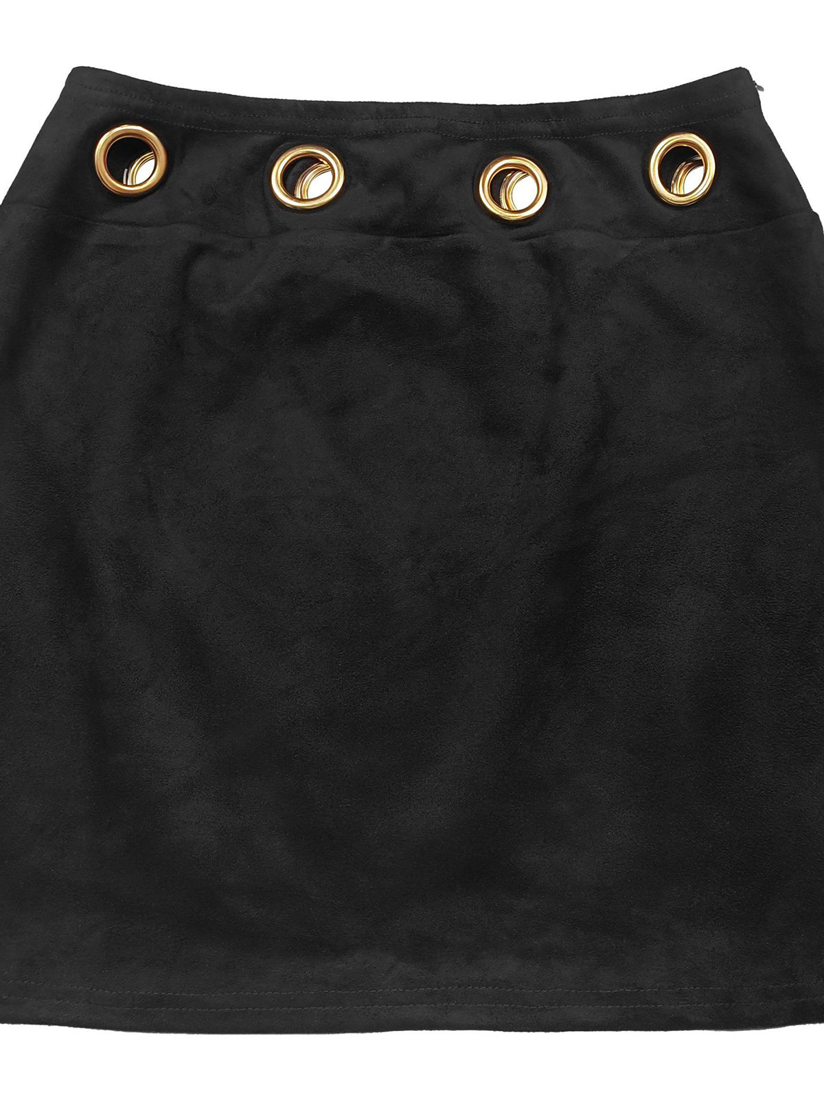 Sexy Oblique Collar Hollow Out Top Mini Skirt Set