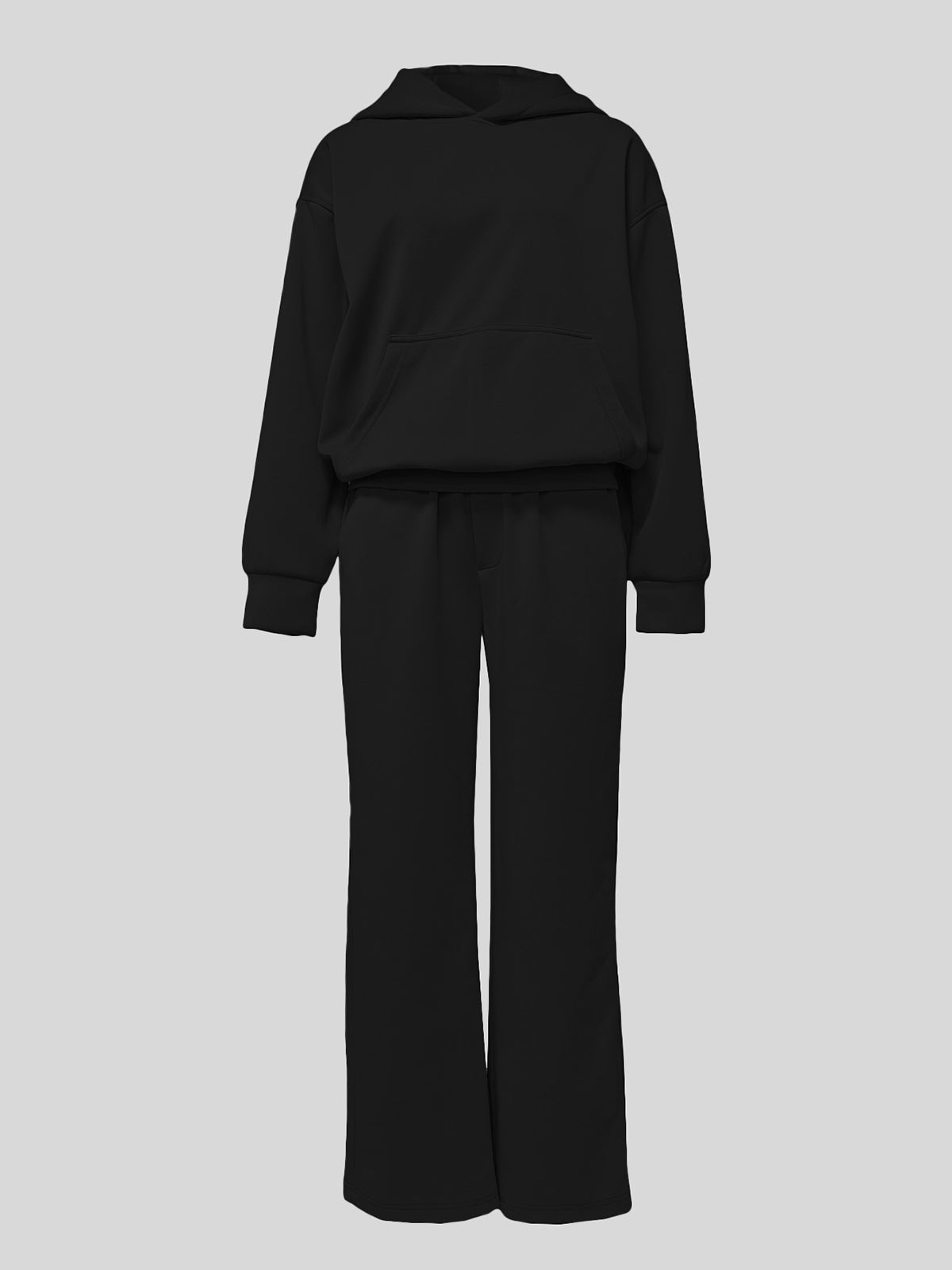 Hooded Pullover Trousers Casual Sports Set