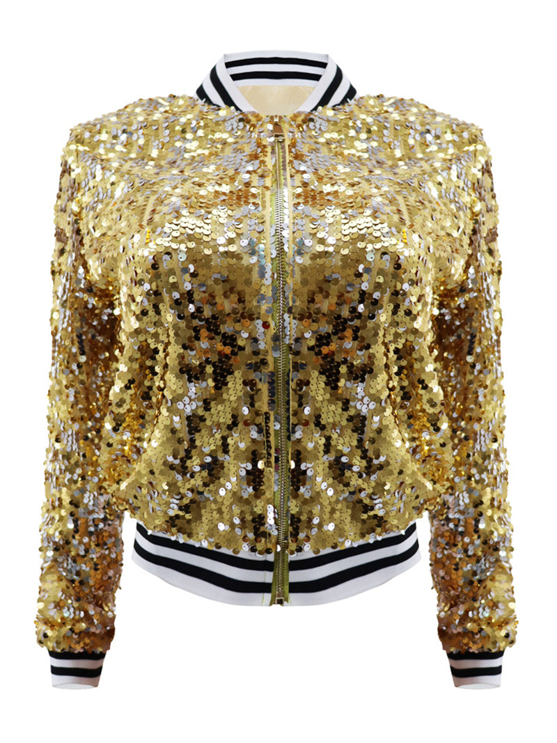 Fashion Sequin Casual Shirt Top