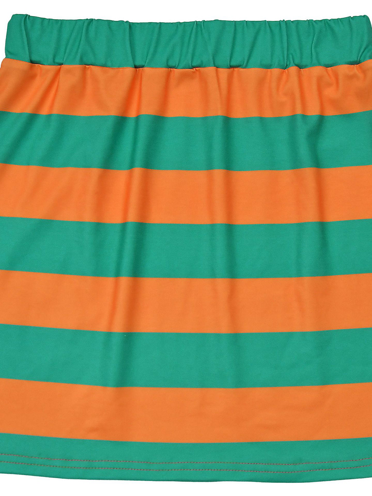 Casual Stripe Crop Top and Short Skirt Two piece Set