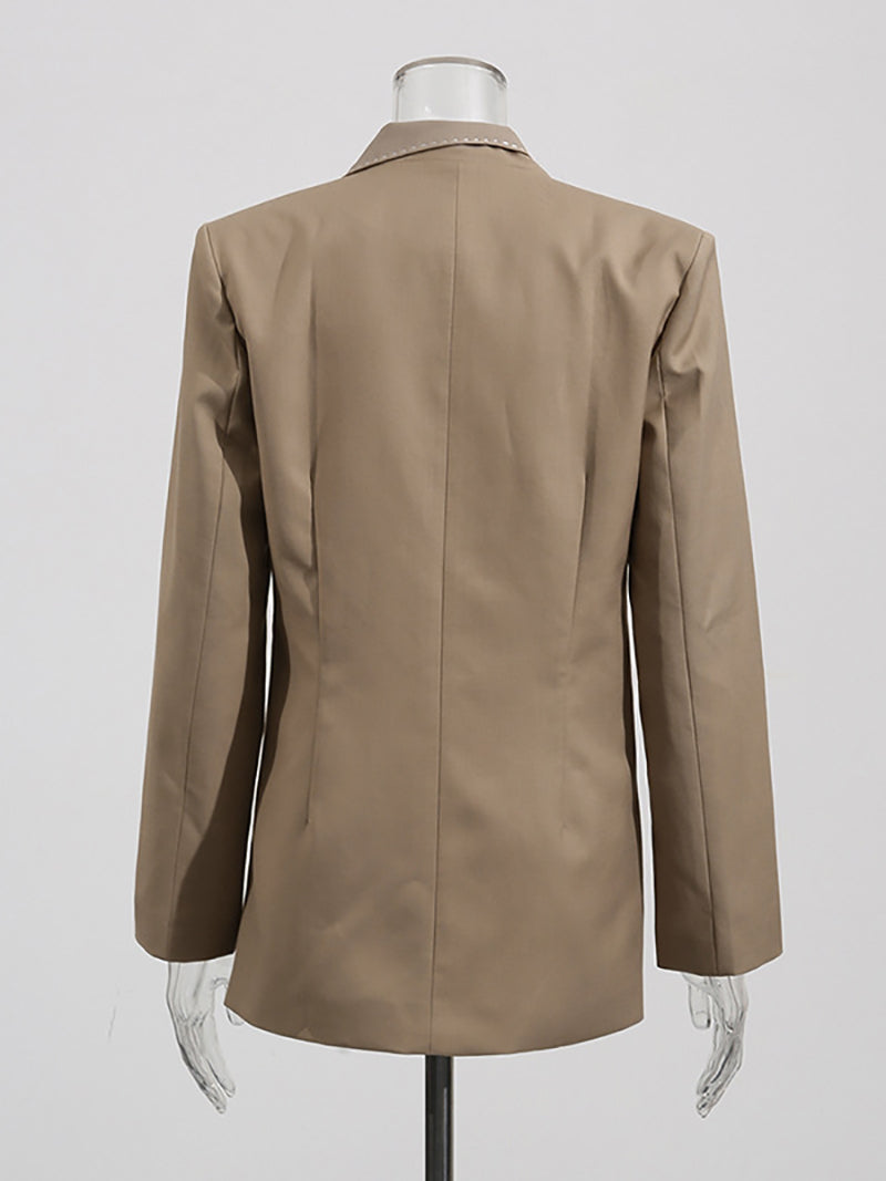 Fashion Asymmetry Slim Blazer