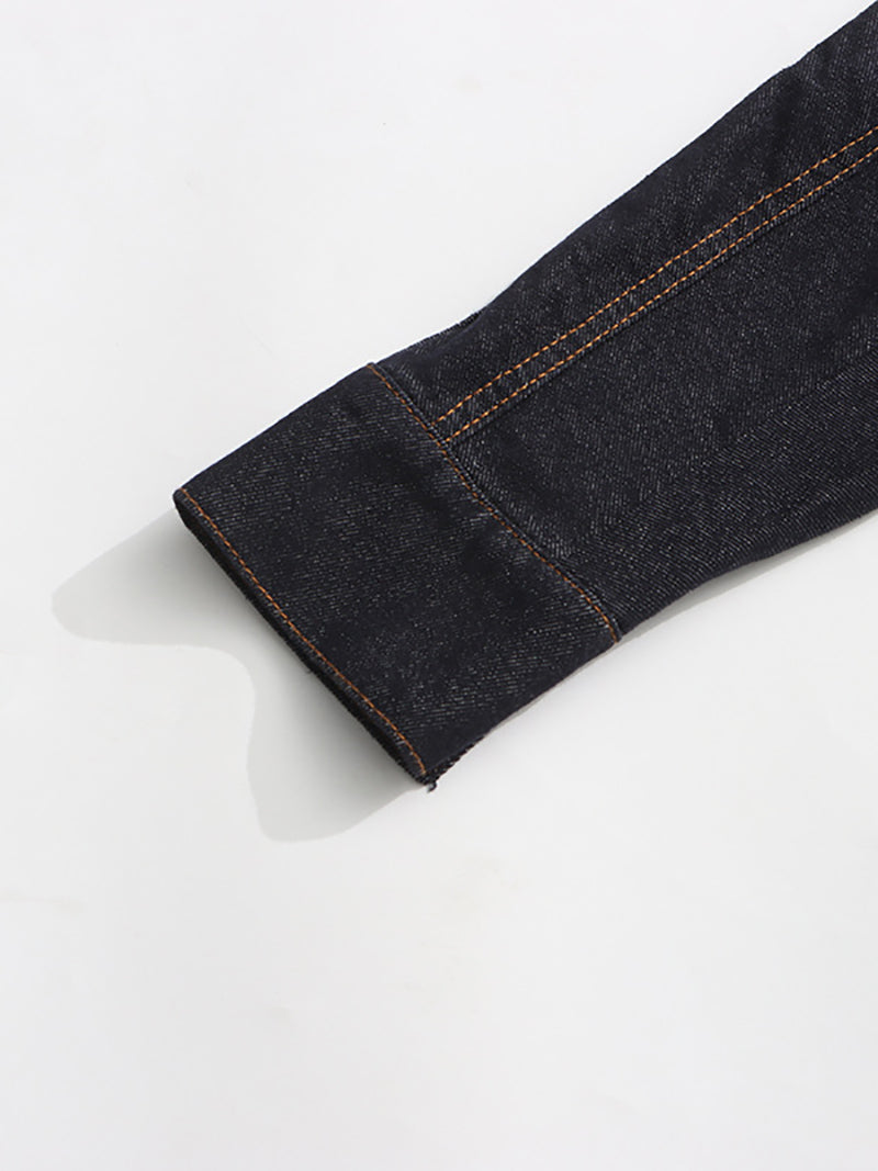 Fashion Casual Single-breasted Denim Jacket