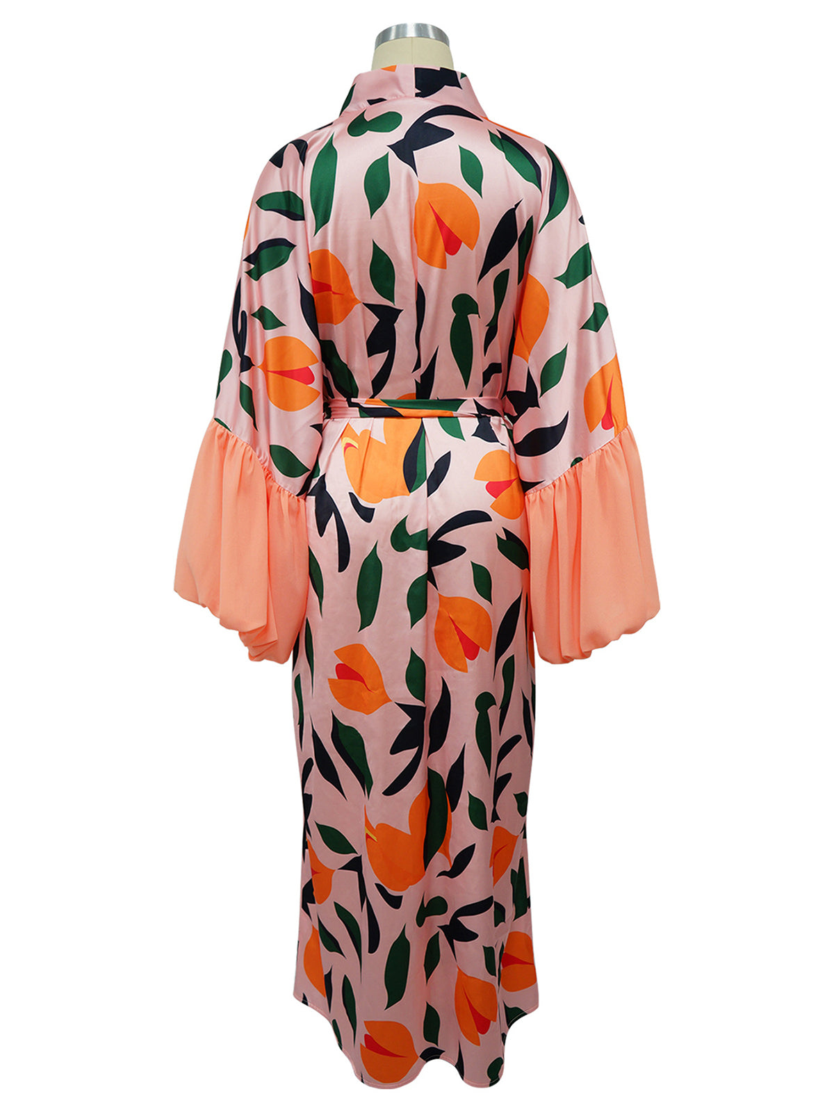 Casual Vacation Print Strap Design Cardigan Smock
