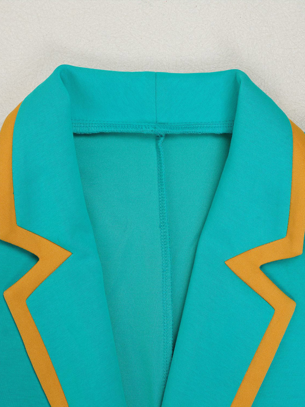 Elegant Lapel Buckle Long Blazer Midi Dress Suit