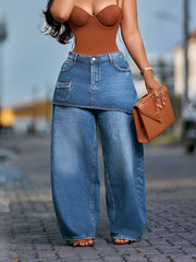 Fashion Loose Wide-leg Jeans