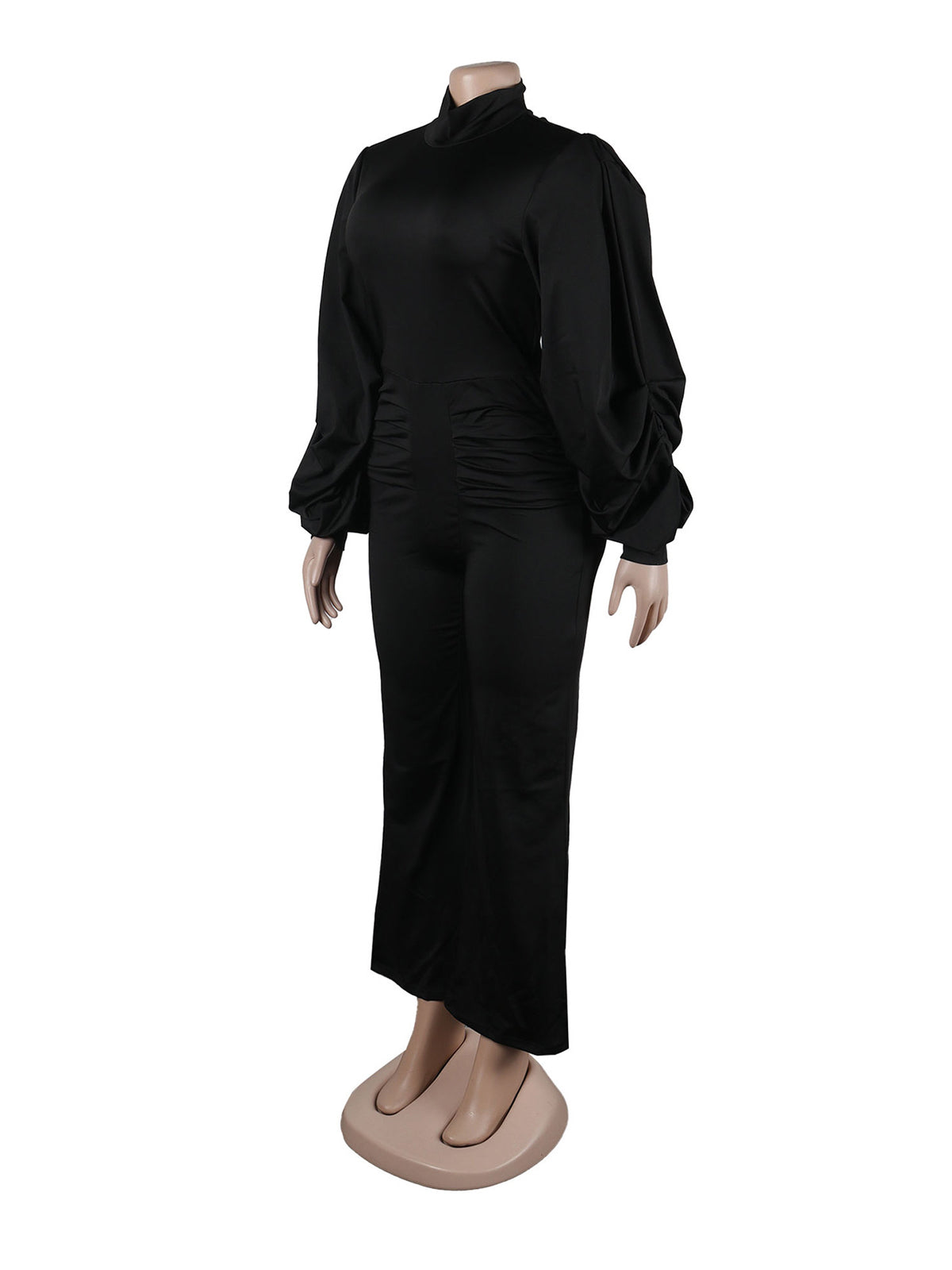 Sexy Lantern Sleeve Wide Leg Jumpsuit