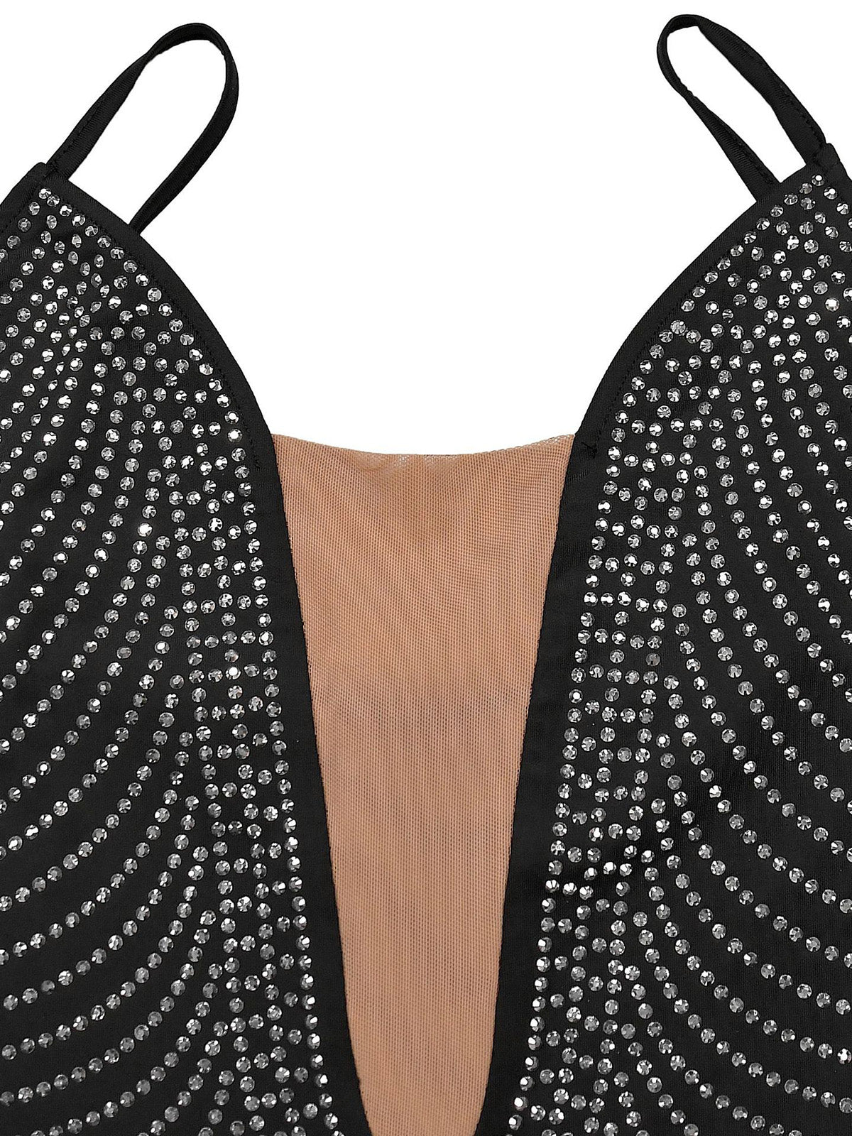 Sexy Rhinestone Club Bodycon Mini Dress