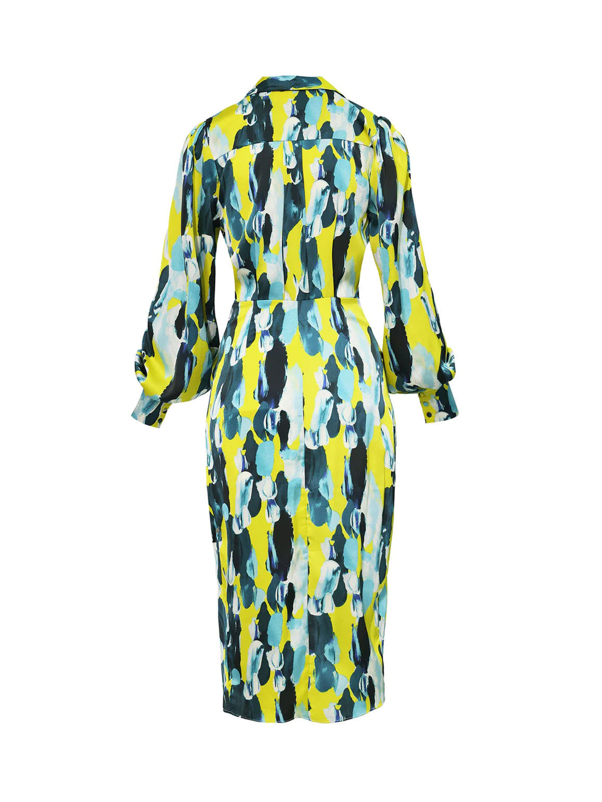 Fashion Print Slim Shirt Dress