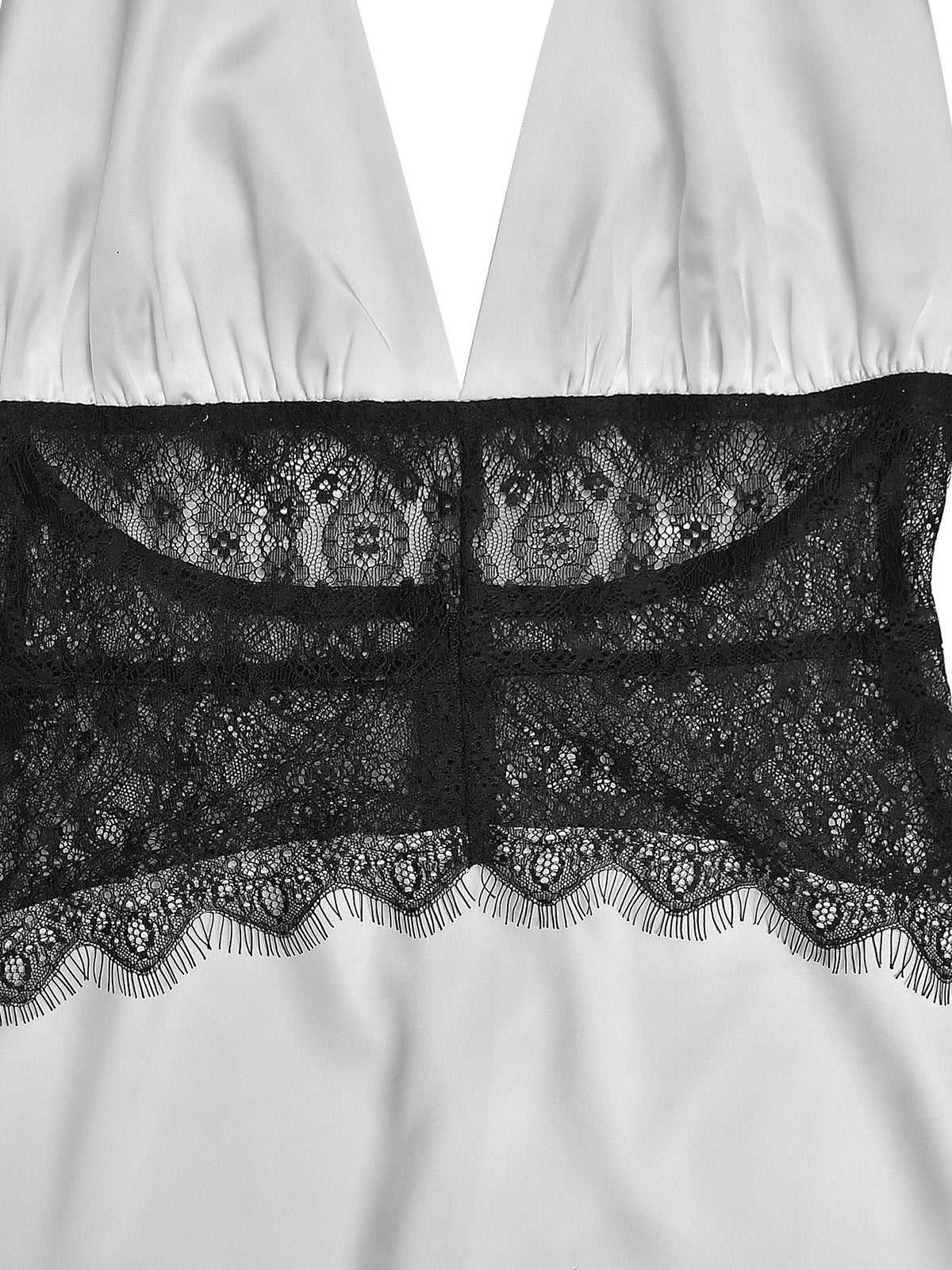 Sexy Lace Patchwork Halter Backless Maxi Dress