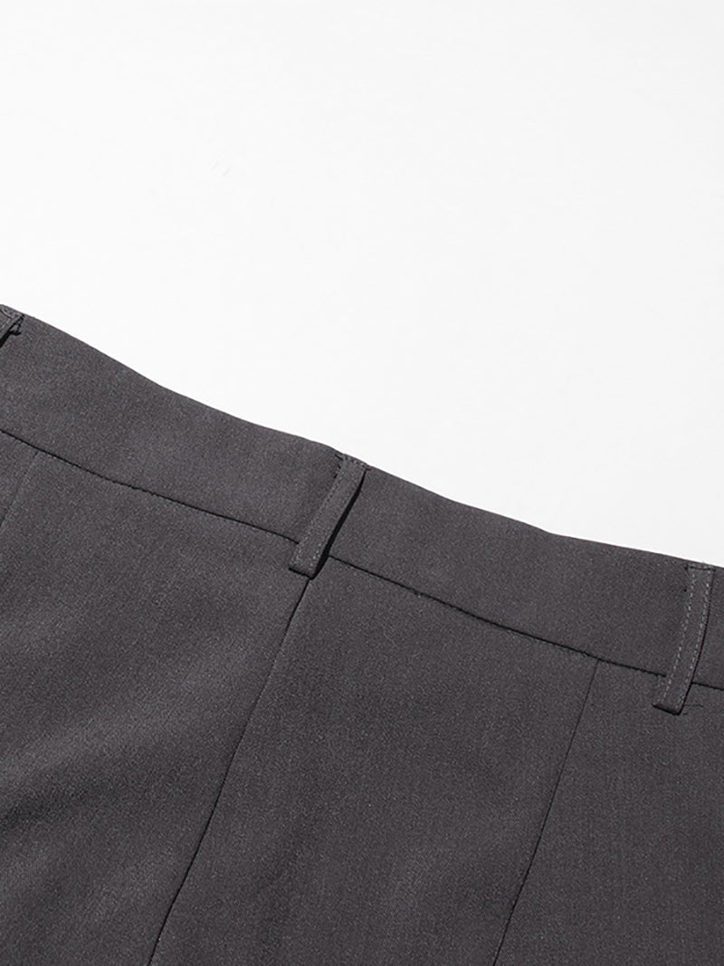 Fashion High Waist Wide Leg Suit Trousers