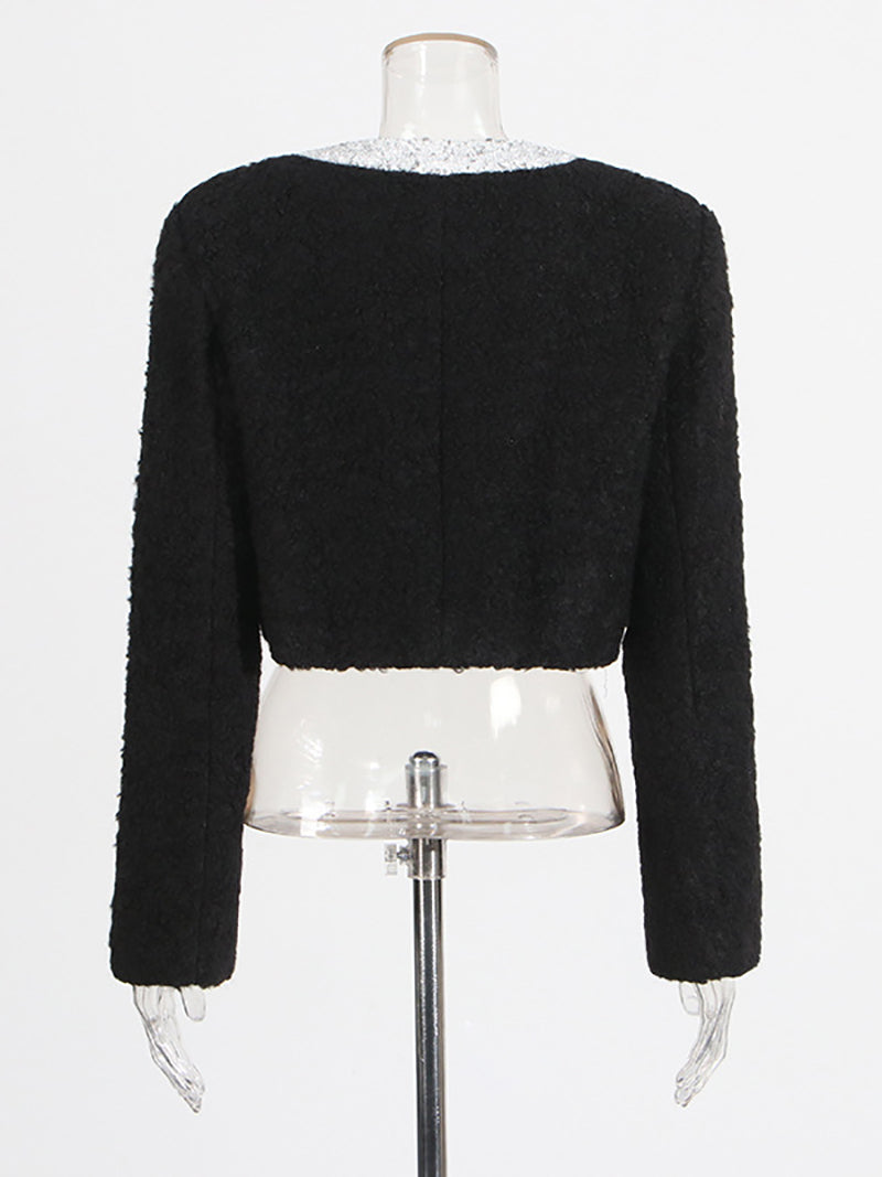 Fashion Cropped Cardigan Jacket