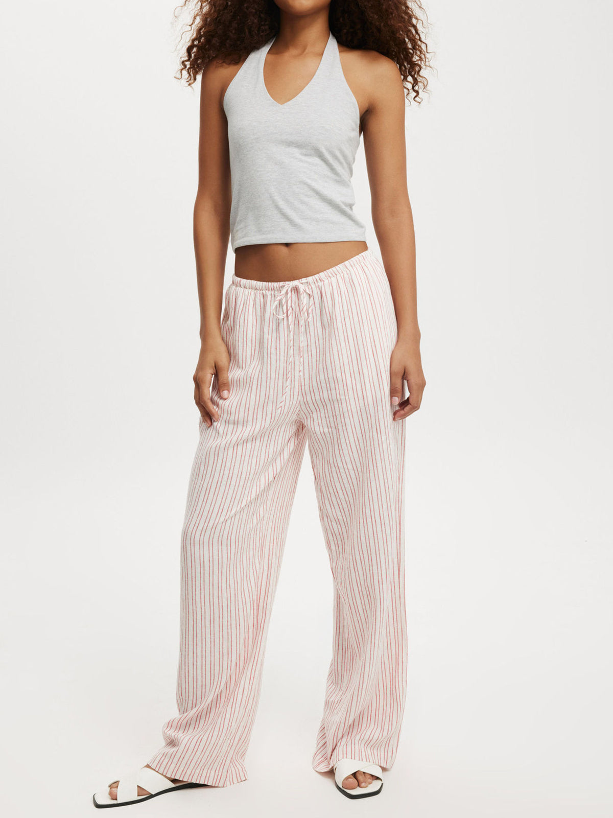 Casual Print Home Wide Leg Pants