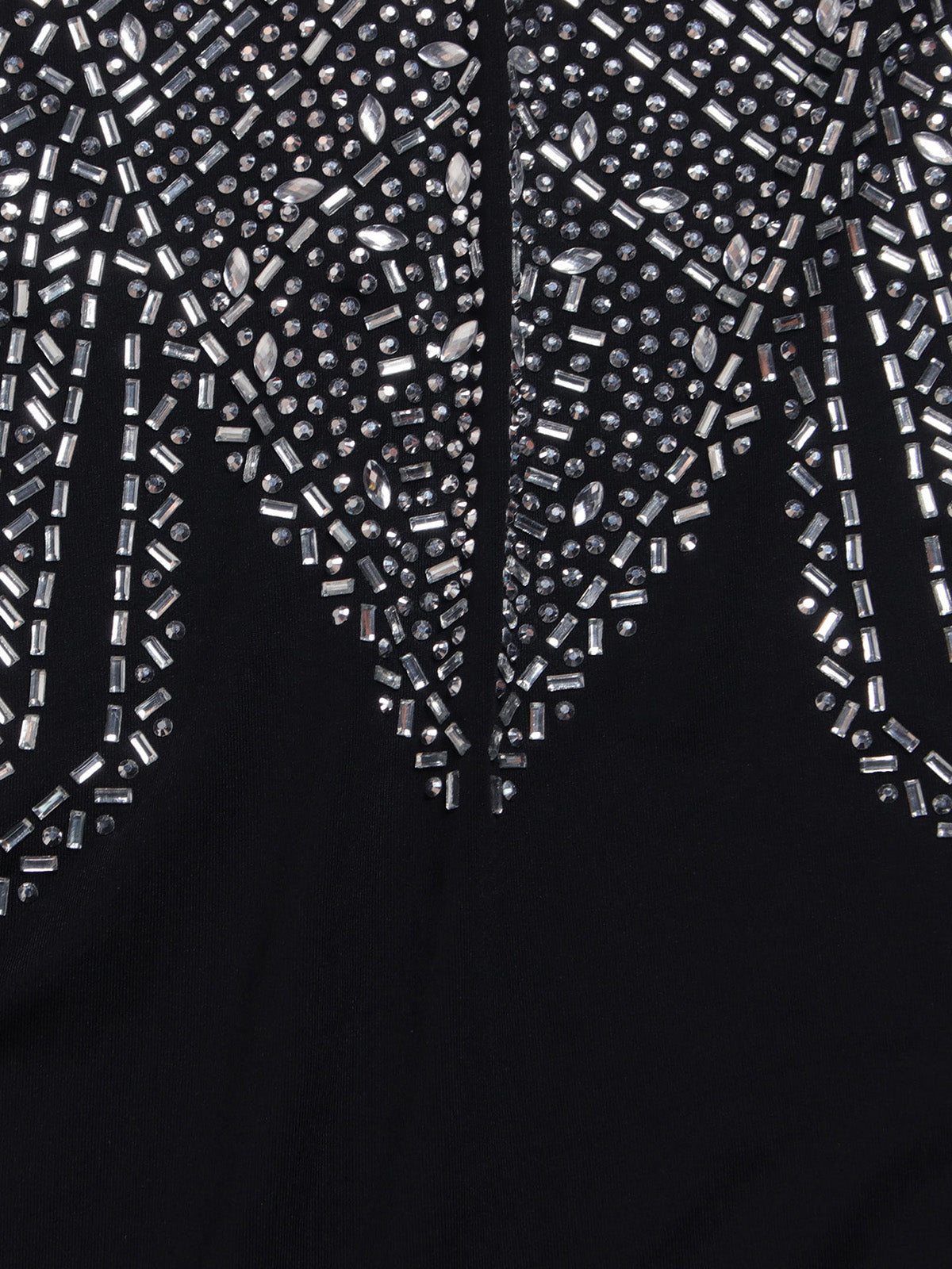 Sexy See Through Mesh Rhinestone Split Maxi Dress