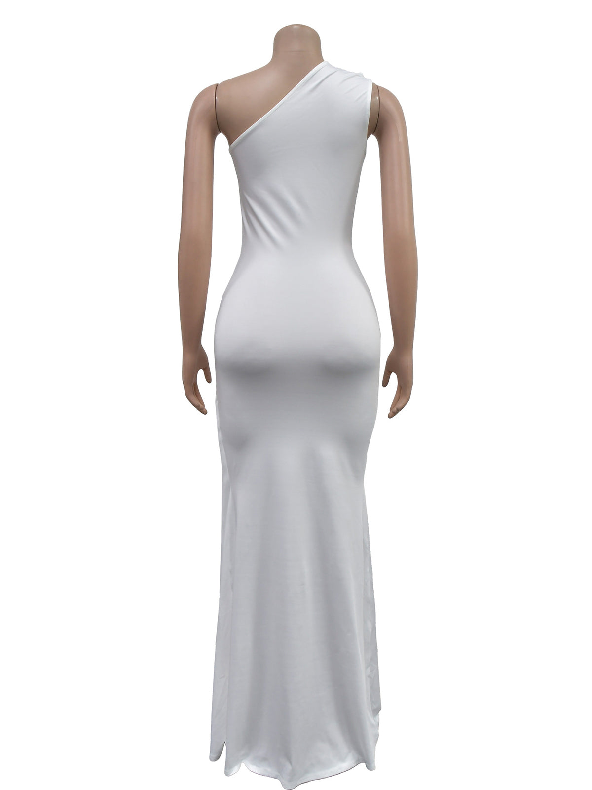 Fashion One Shoulder Slim Evening Dress