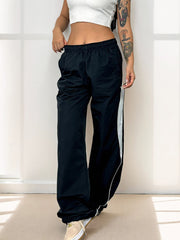 Casual Elastic Waist Sports Pants