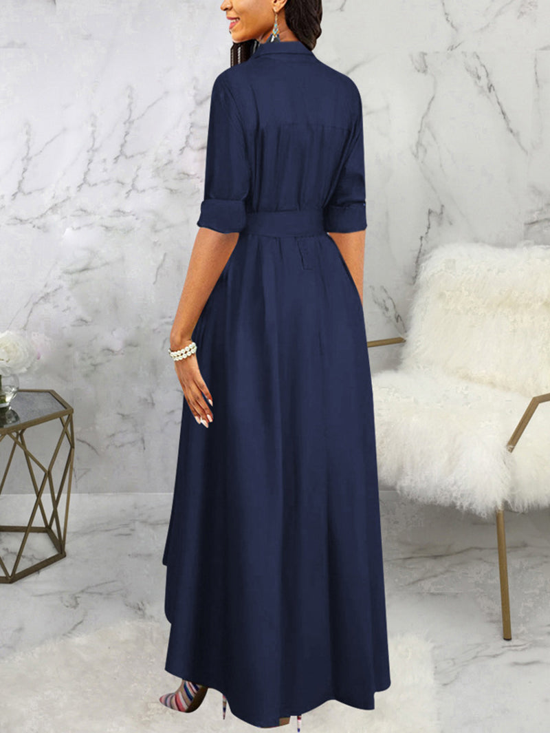 Long Sleeve Loose Elegant Maxi Dress