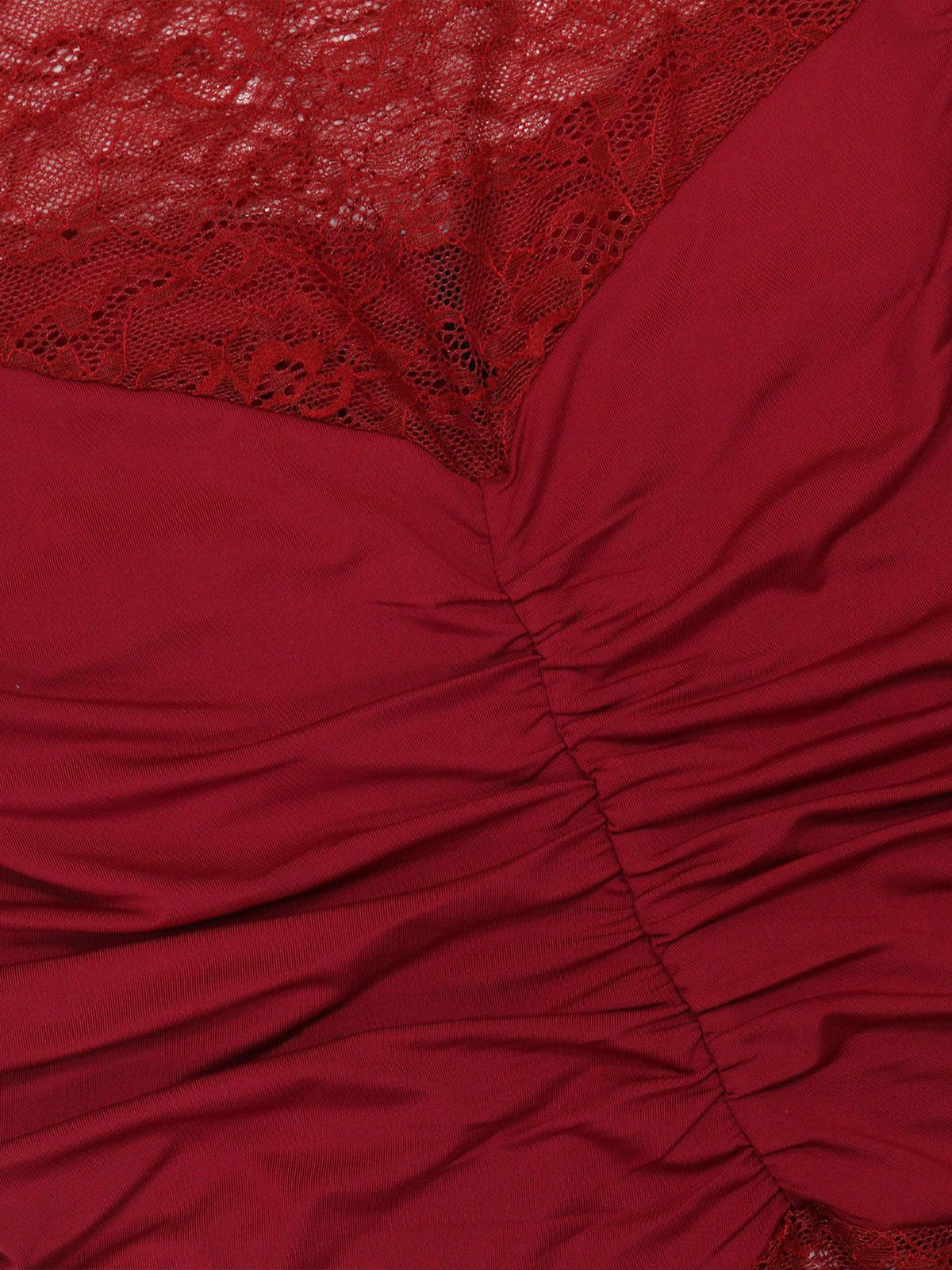 Sexy Off Shoulder Lace Ruched Maxi Dress