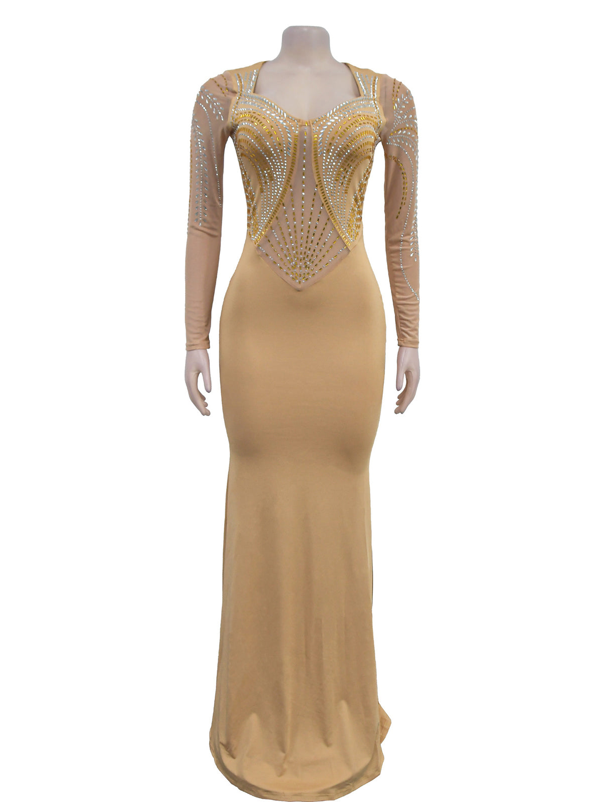 Sexy Rhinestones Slim Fit Party Club Dress