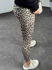 Women's High Waist Leopard Stretch Leggings