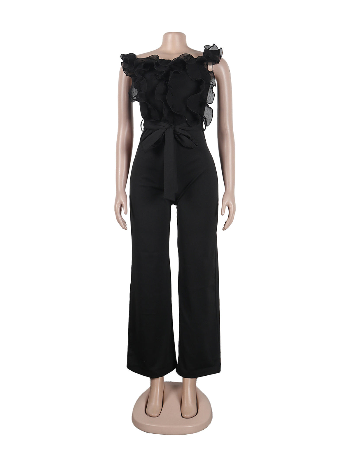 Fashion Ruffles Wide leg Jumpsuit