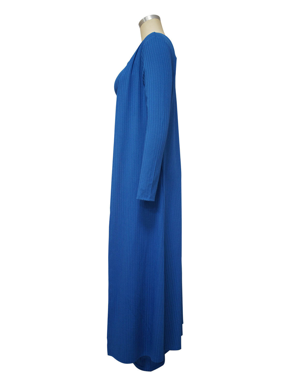 Spaghetti Strap Maxi Dress And Long Sleeve Cape Coat