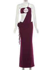 Sexy Cutout Nightclub Maxi Dress