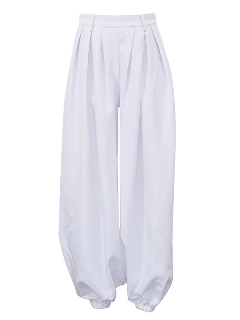 Fashion High Waist Casual Wide Leg Pants