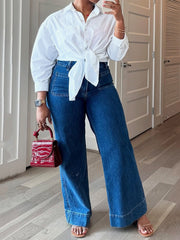 Vintage High Waist Wide Leg Jeans