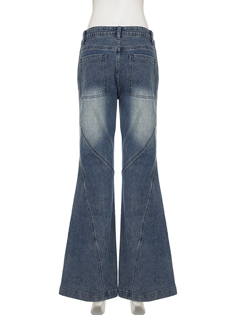 Fashion Casual Slim Flared Jeans
