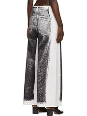 Fashion Print Drawstring Wide Leg pants