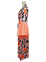 Women's Printed Beach Kimono Cover-Up