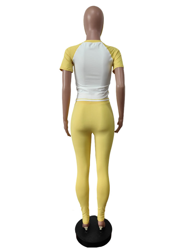 Fashion Tight High Stretch Yoga Sportswear Set