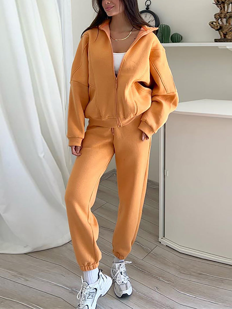 Hoodie Trousers Casual Sports Sets