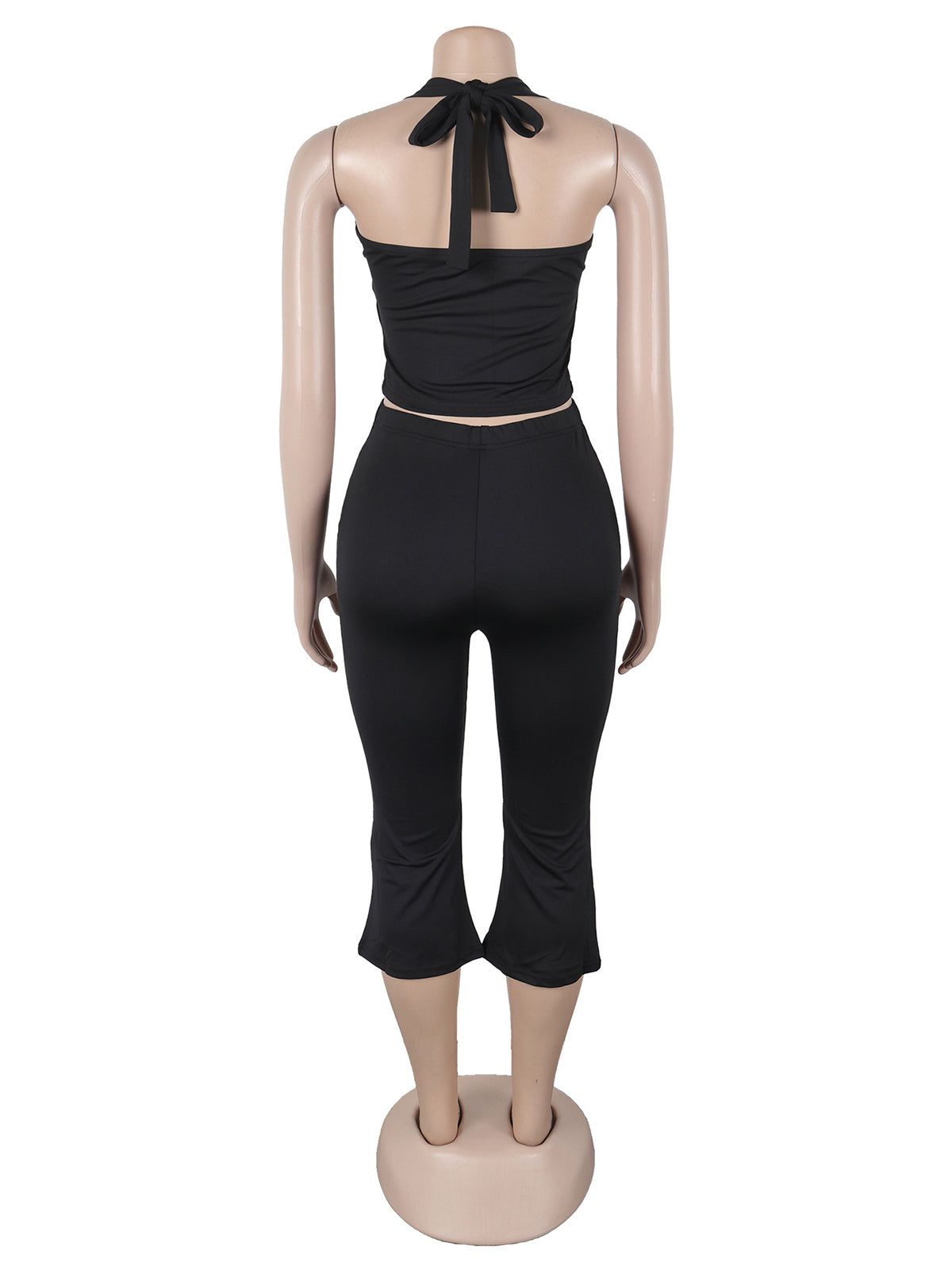 Fashion Halter Vest And Trousers Casual Set