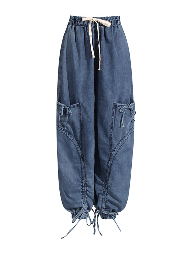 Urban Chic Denim Cargo Pants Jeans