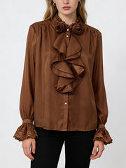 Casual Ruffle Shirt