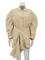 Fashion Loose Shirt And Skirt Two Pieces Set