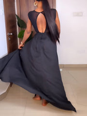 Sexy Rhinestone Sheer Mesh Bodysuit Slit Skirt Sets