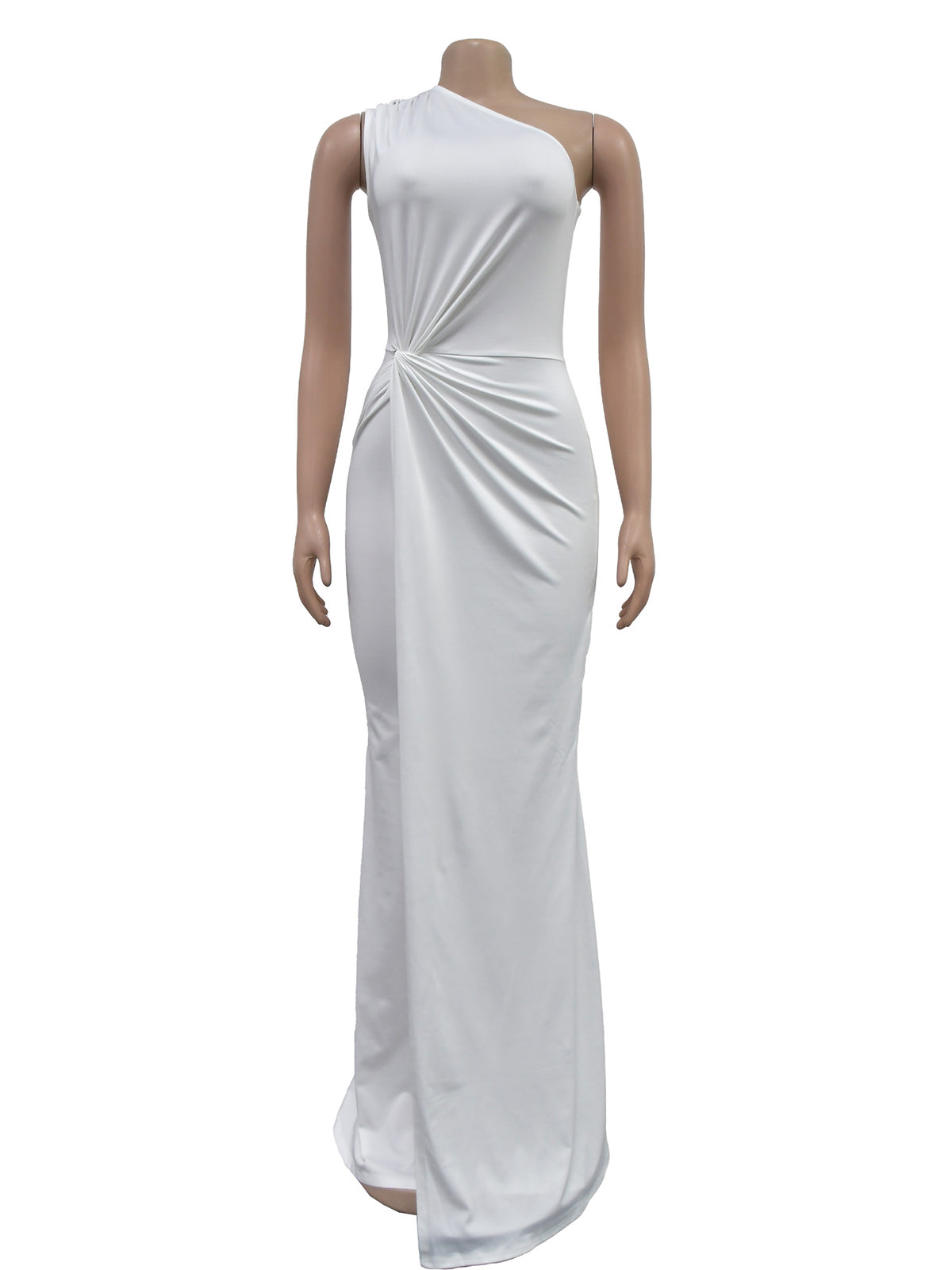 Fashion One Shoulder Slim Evening Dress