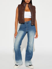 Fashion Elastic Bell-bottom Jeans