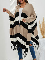 Fashion Knit Sweater Shawl Coat