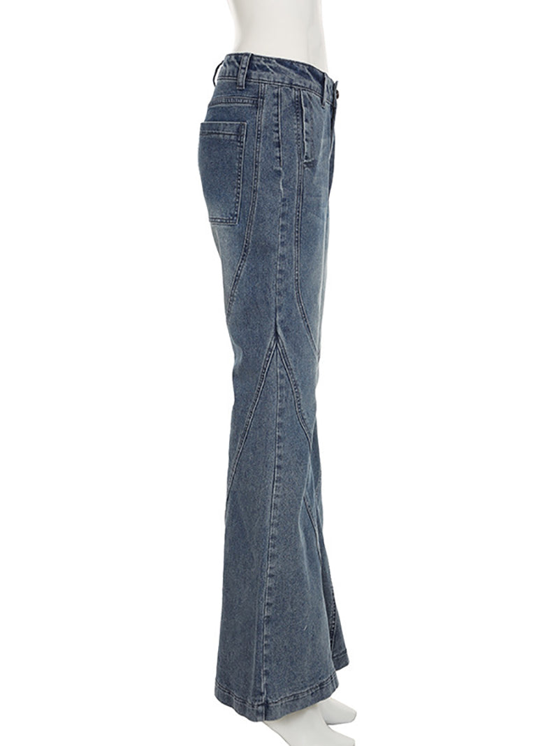 Fashion Casual Slim Flared Jeans